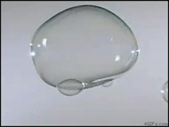 Bubble Pop slow motion