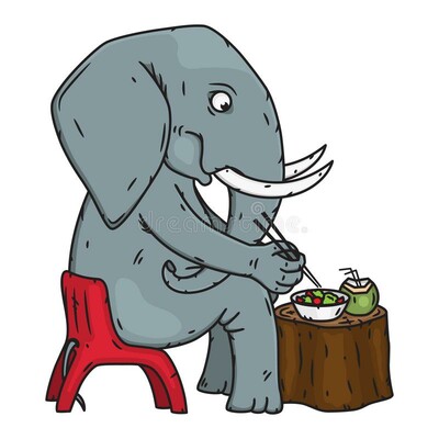 elefante-de-la-historieta-que-se-sienta-en-una-silla-y-come-el-almuerzo-ilustración-del-vector-108354488.jpg